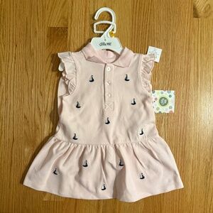 Little Me Girl’s Tennis Dress W/Sailboat Detail